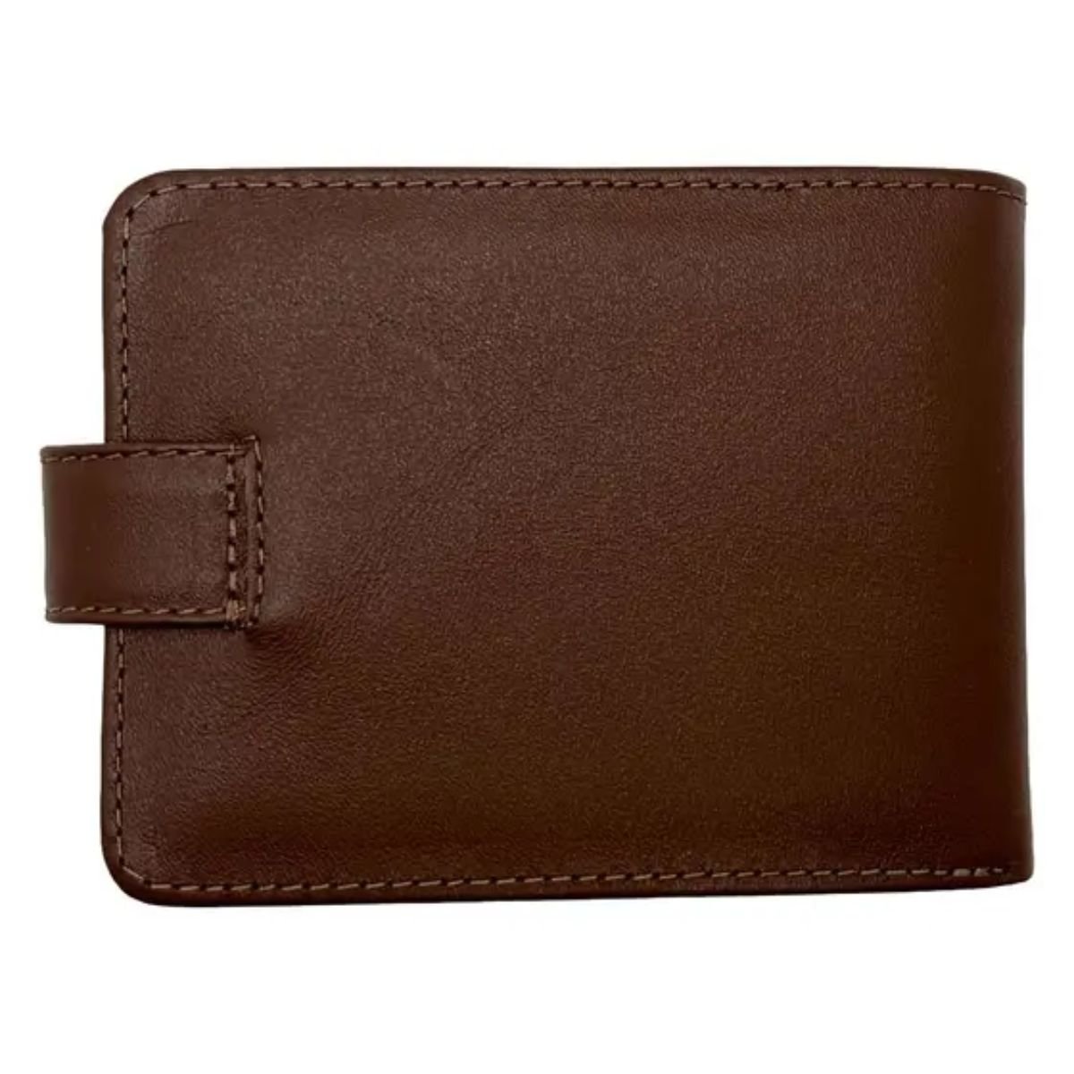 Carteira em Couro Fechamento Botão Ferracini CF393C Marrom Marrom 4