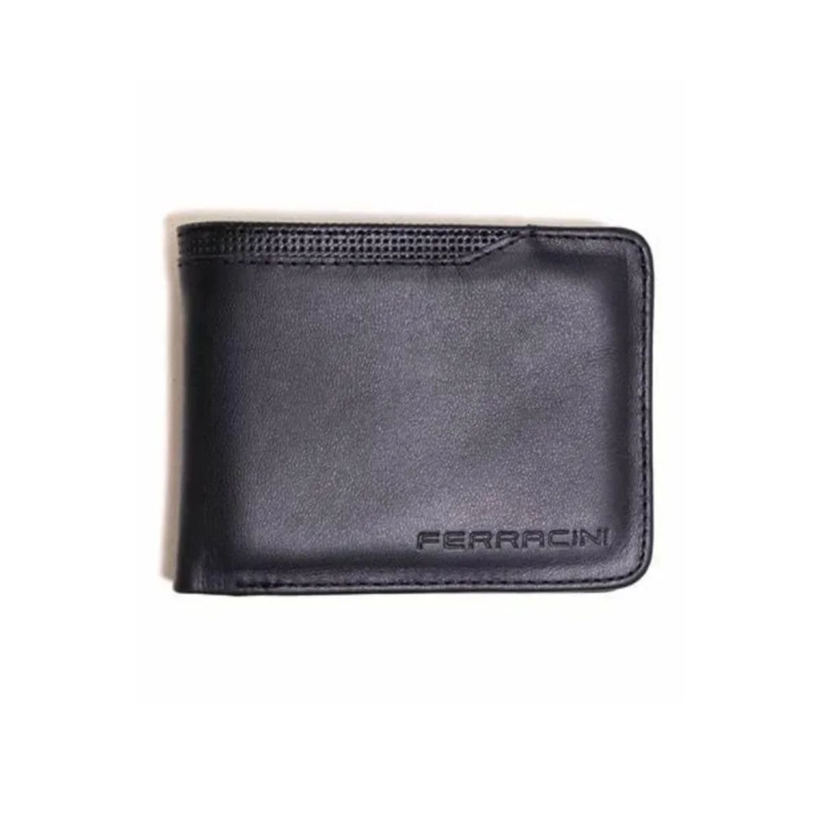 Carteira Masculina em Couro Ferracini CF371A Preto