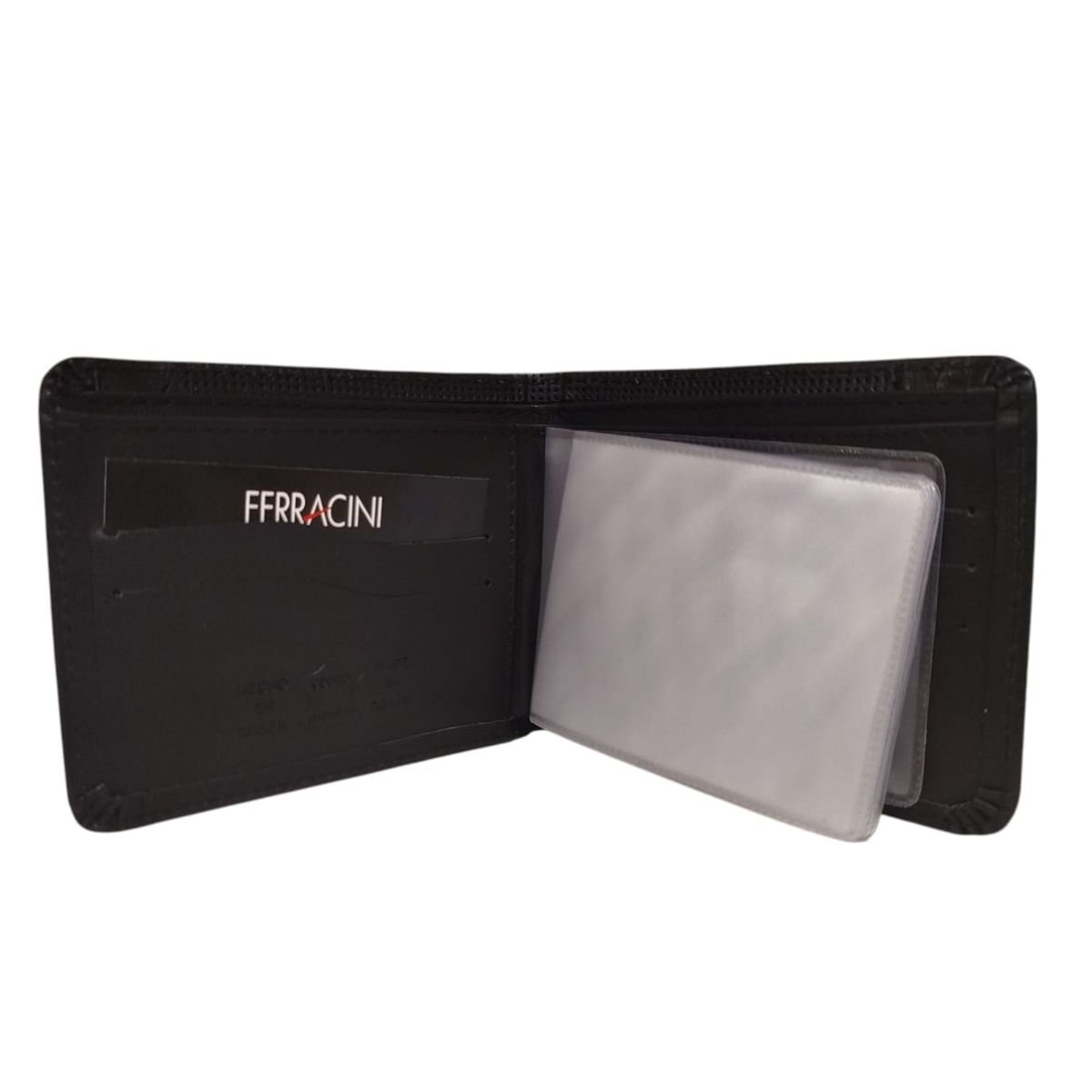 Carteira Masculina em Couro Ferracini CF371A Preto Preto 2