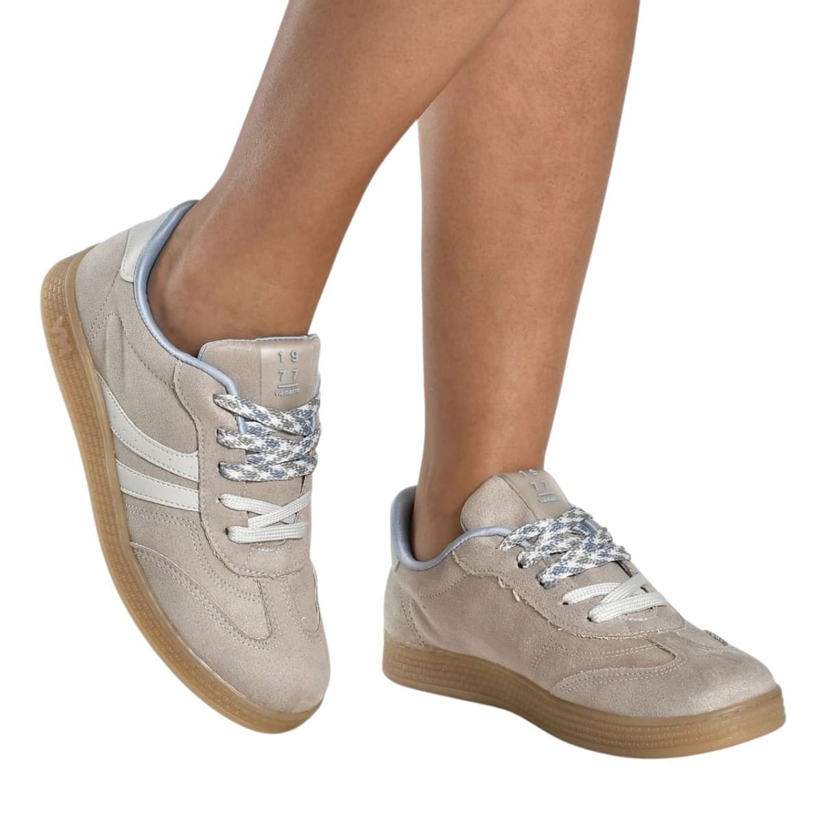 Tênis Feminino Casual Via Marte 277005 Bege Bege 4