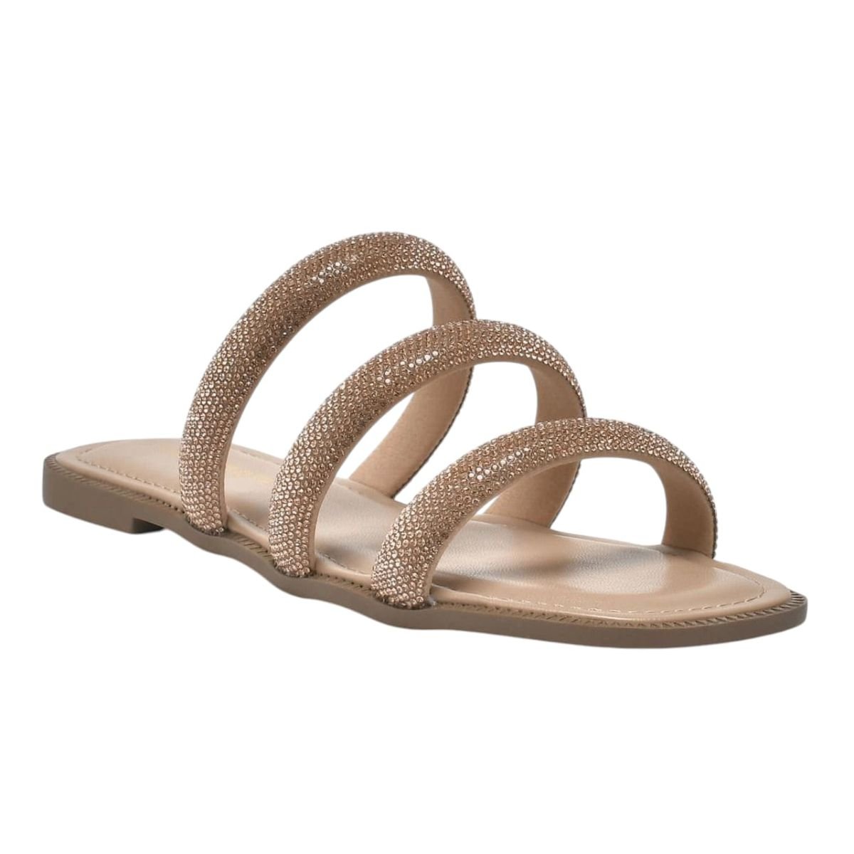 Rasteira Feminina Via Marte 291005 Bege Bege 2