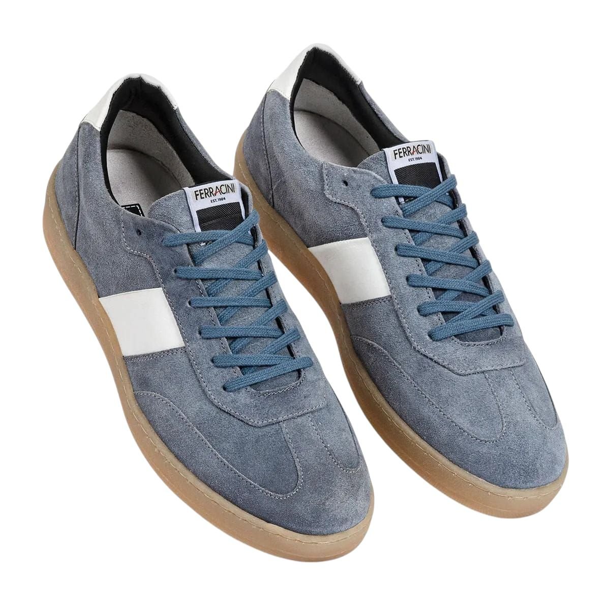 Sapatênis Masculino Camurça Ferracini 7583710G Azul Azul 2