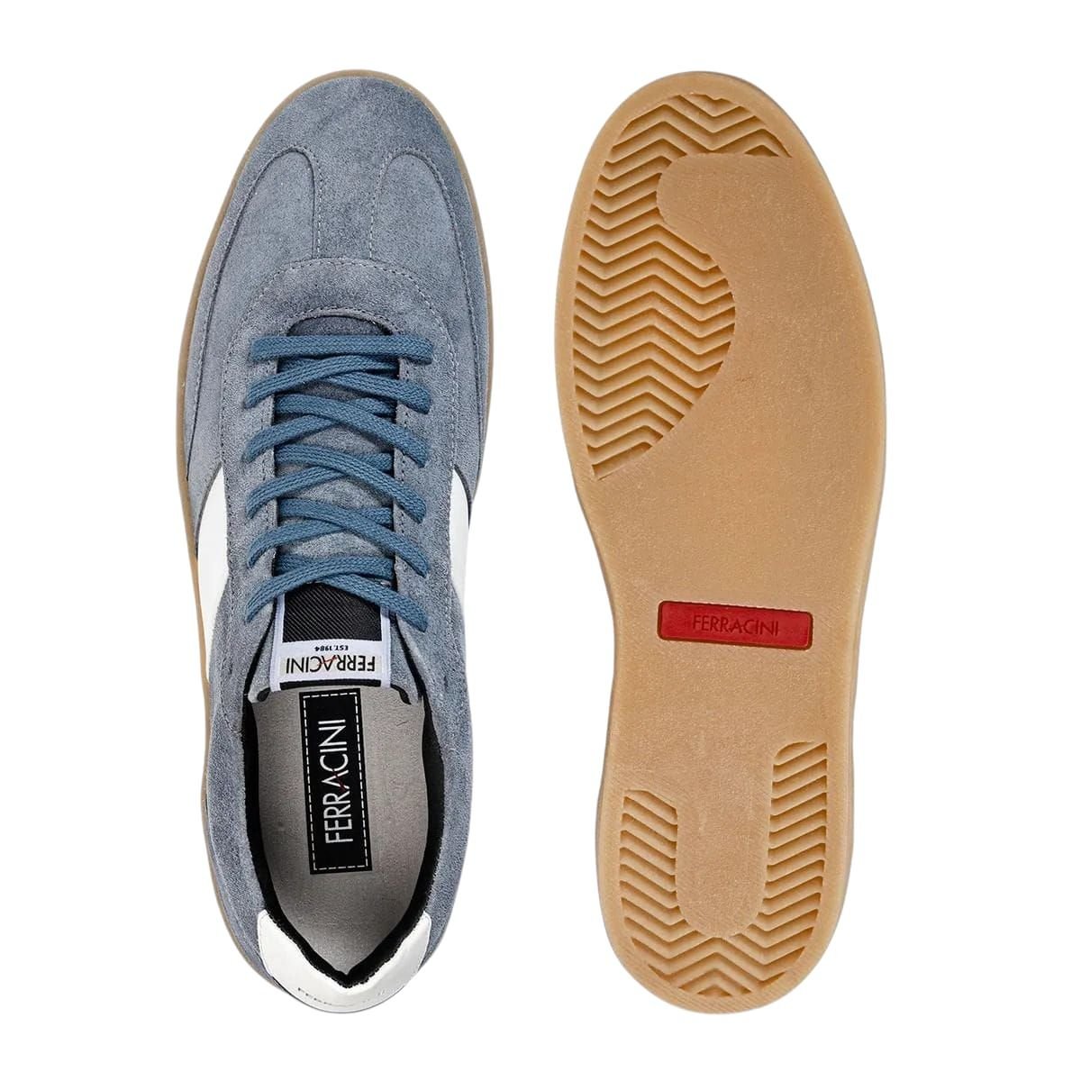 Sapatênis Masculino Camurça Ferracini 7583710G Azul Azul 3