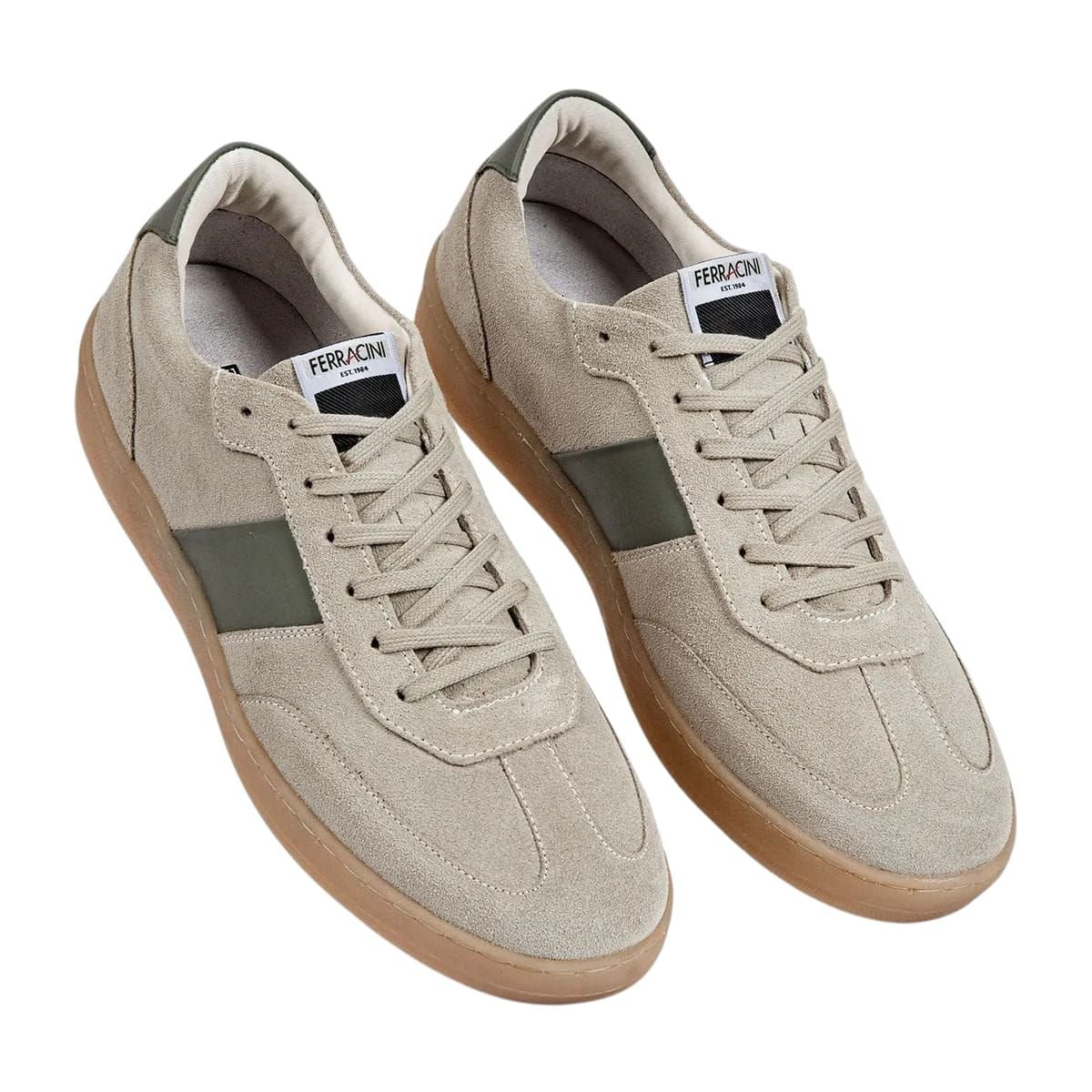 Sapatênis Masculino Camurça Ferracini 7583710F Bege  Bege 2