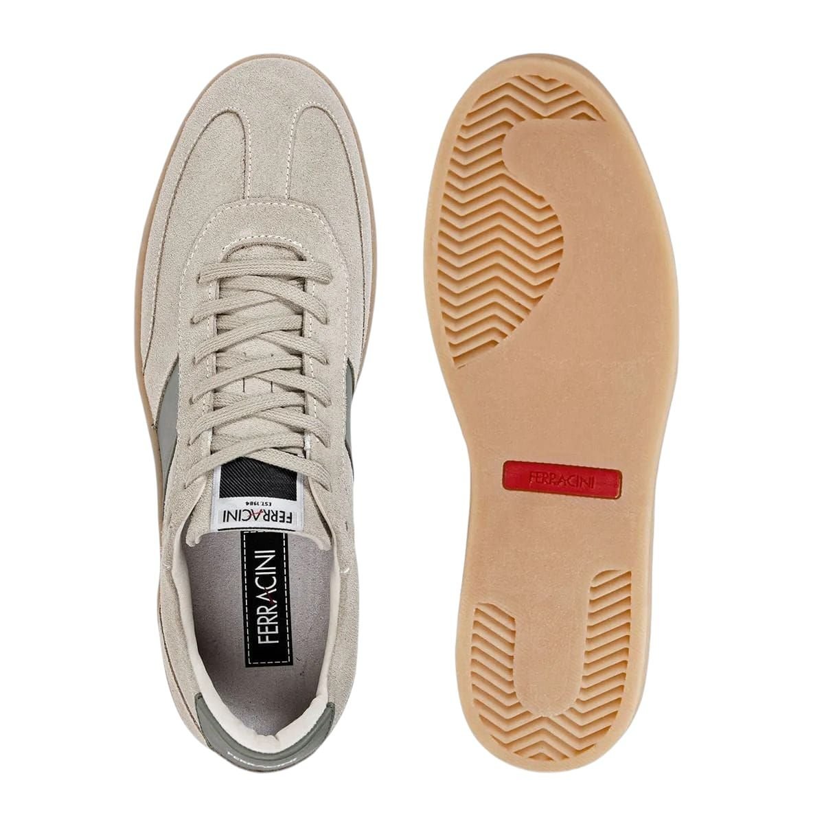 Sapatênis Masculino Camurça Ferracini 7583710F Bege  Bege 3