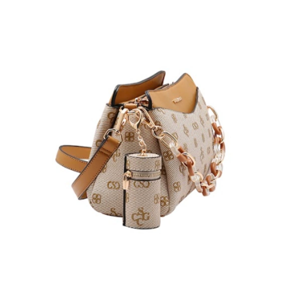 Bolsa Chenson Monograma Atemporal 85416 Bege Bege 3