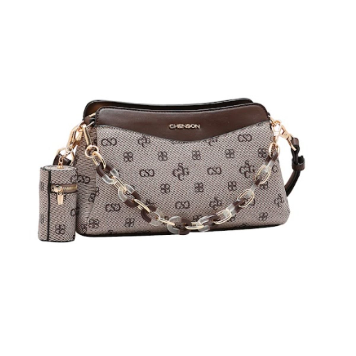 Bolsa Chenson Monograma Atemporal 85416 Marrom