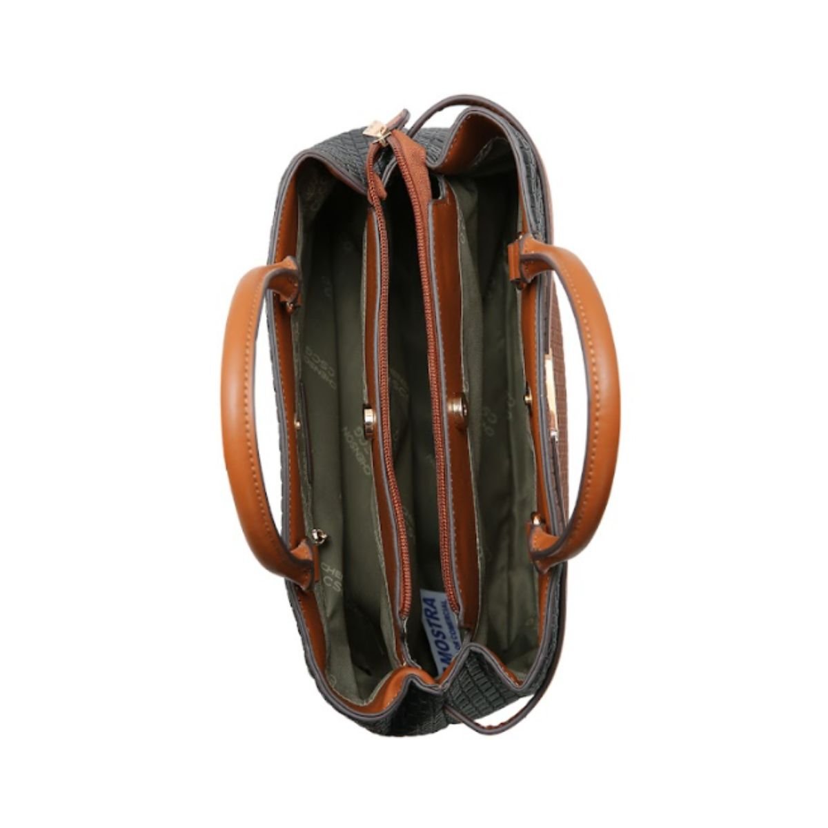 Bolsa Feminina Chenson Duo Colors 85263 Preto Preto 4