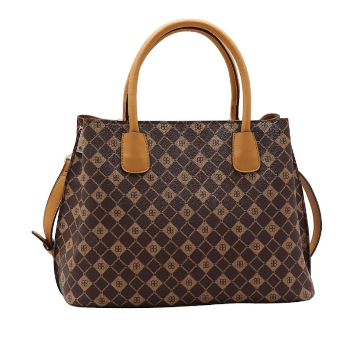 Bolsa Chenson Monograma Elemento Gráfico 85387 Marrom Marrom 3