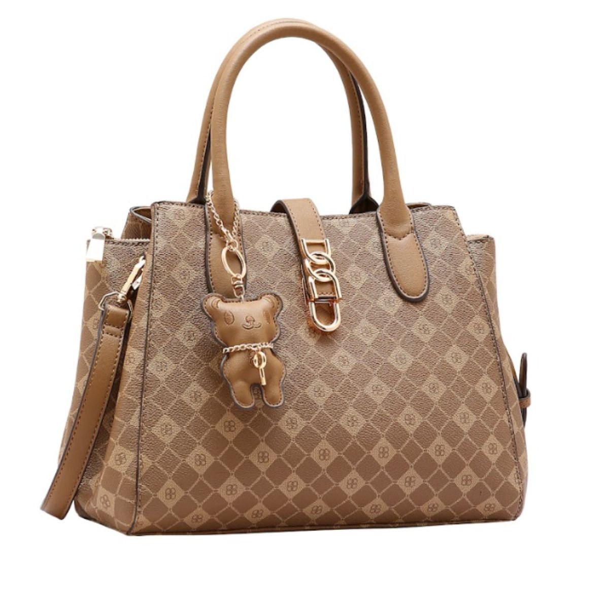 Bolsa Chenson Monograma Elemento Gráfico 85385 Bege