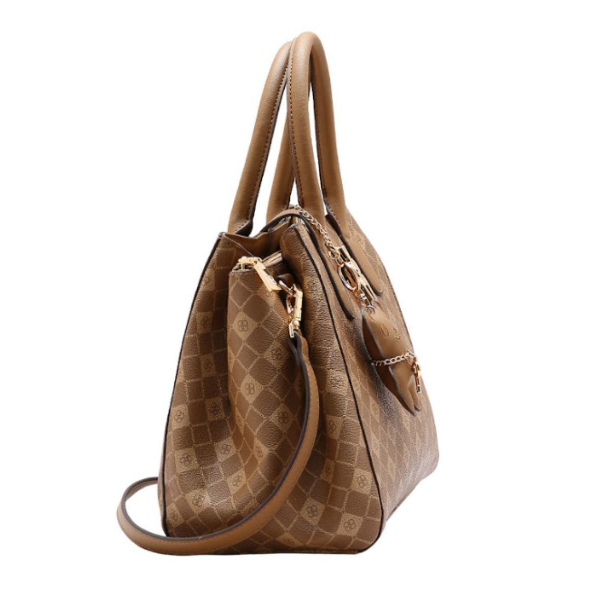 Bolsa Chenson Monograma Elemento Gráfico 85385 Bege Bege 2