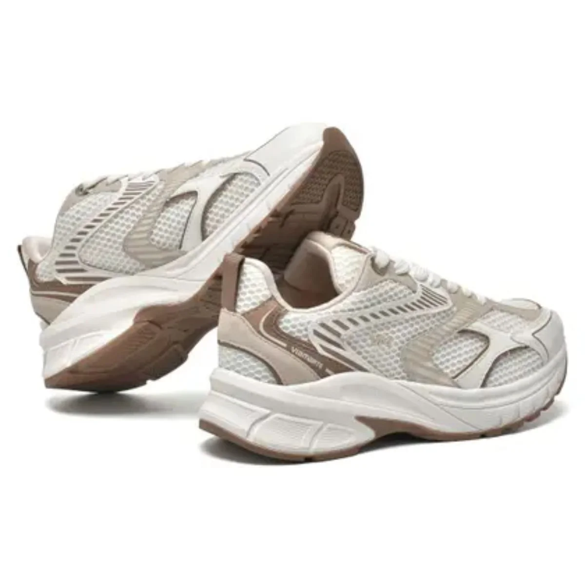 Tênis Feminino Casual Esportivo Via Marte 240010 Creme Creme 3