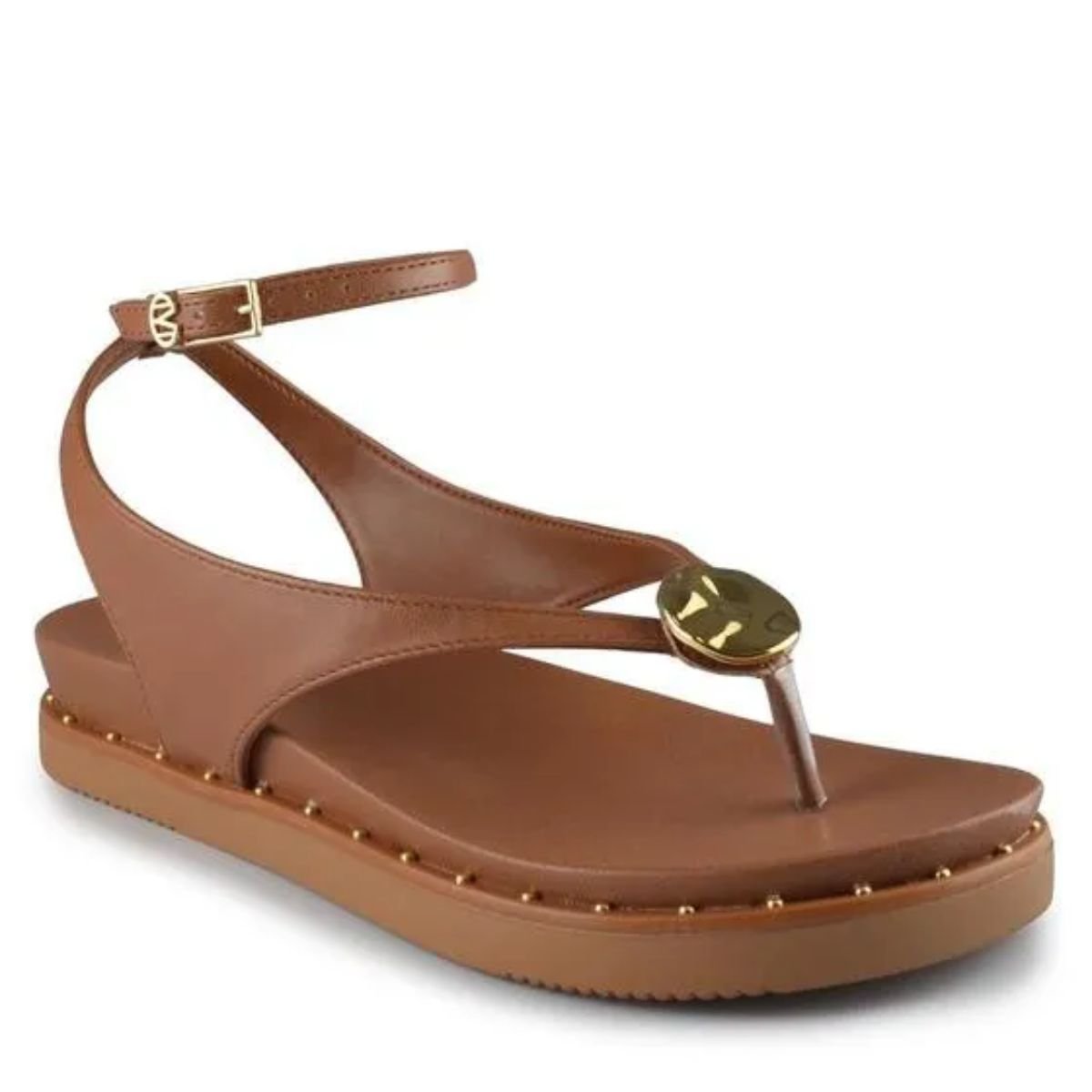 Sandália Papete Feminina Via Marte 169019 Marrom Marrom 2