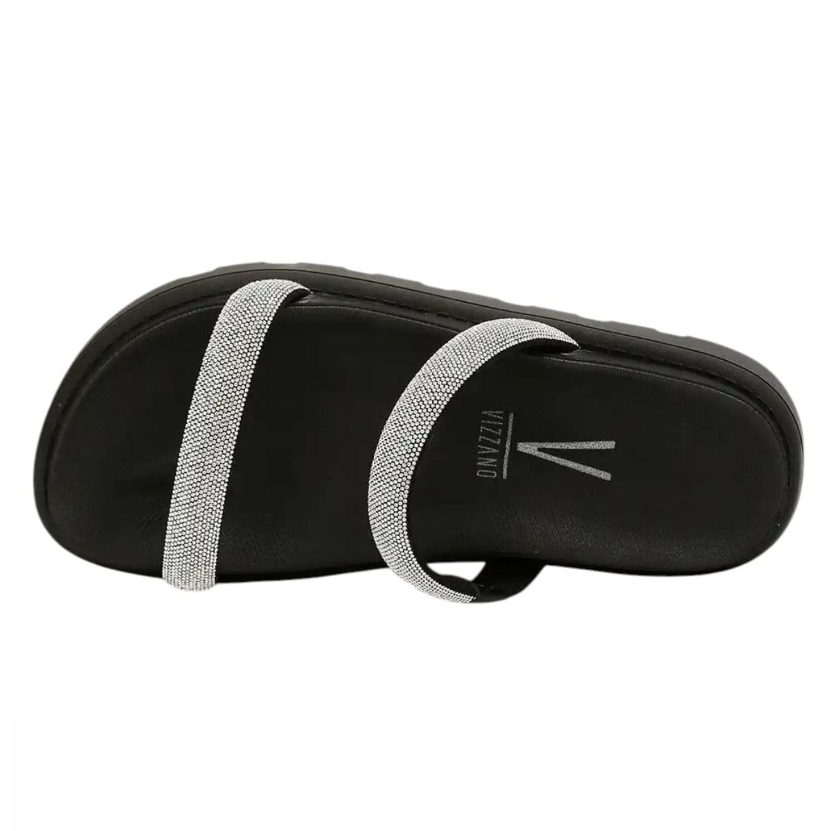 Sandália Papete Strass Vizzano 6459110 Preto Preto 4