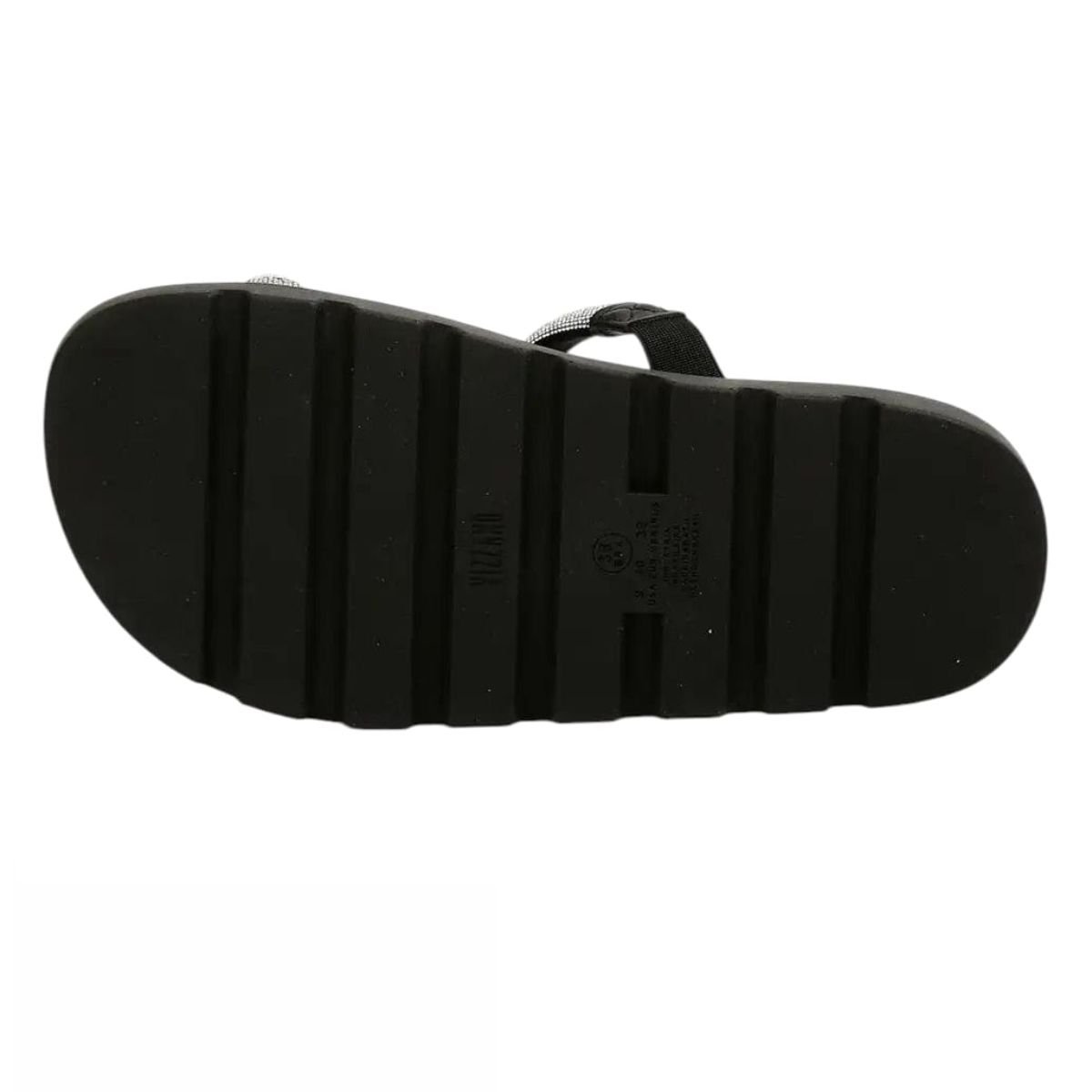 Sandália Papete Strass Vizzano 6459110 Preto Preto 5