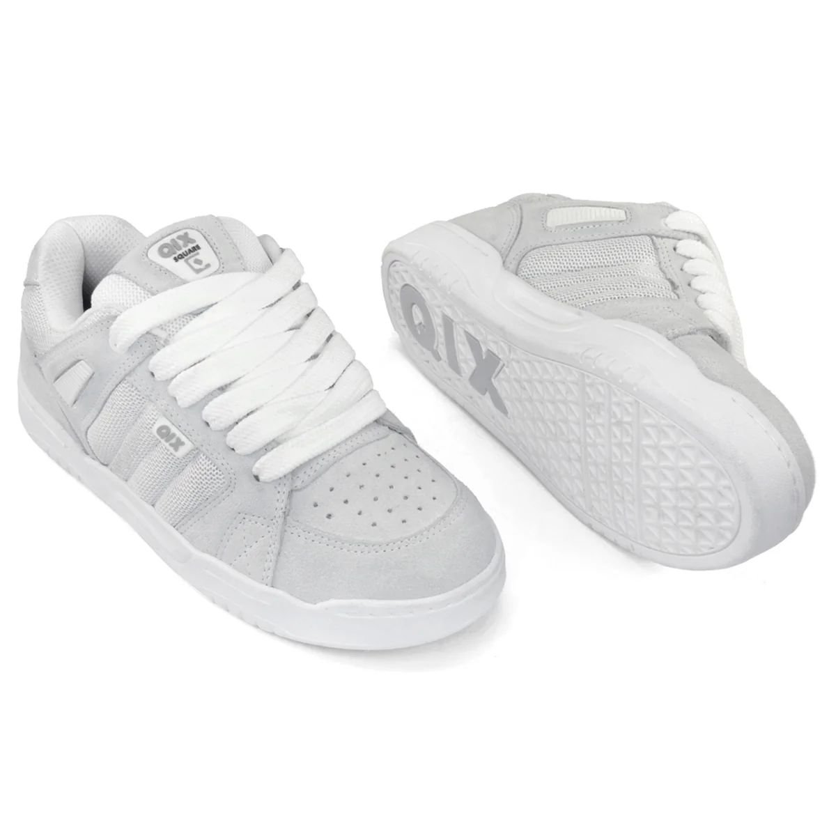 Tênis Qix Square Suede 52010031 Cinza Cinza 4