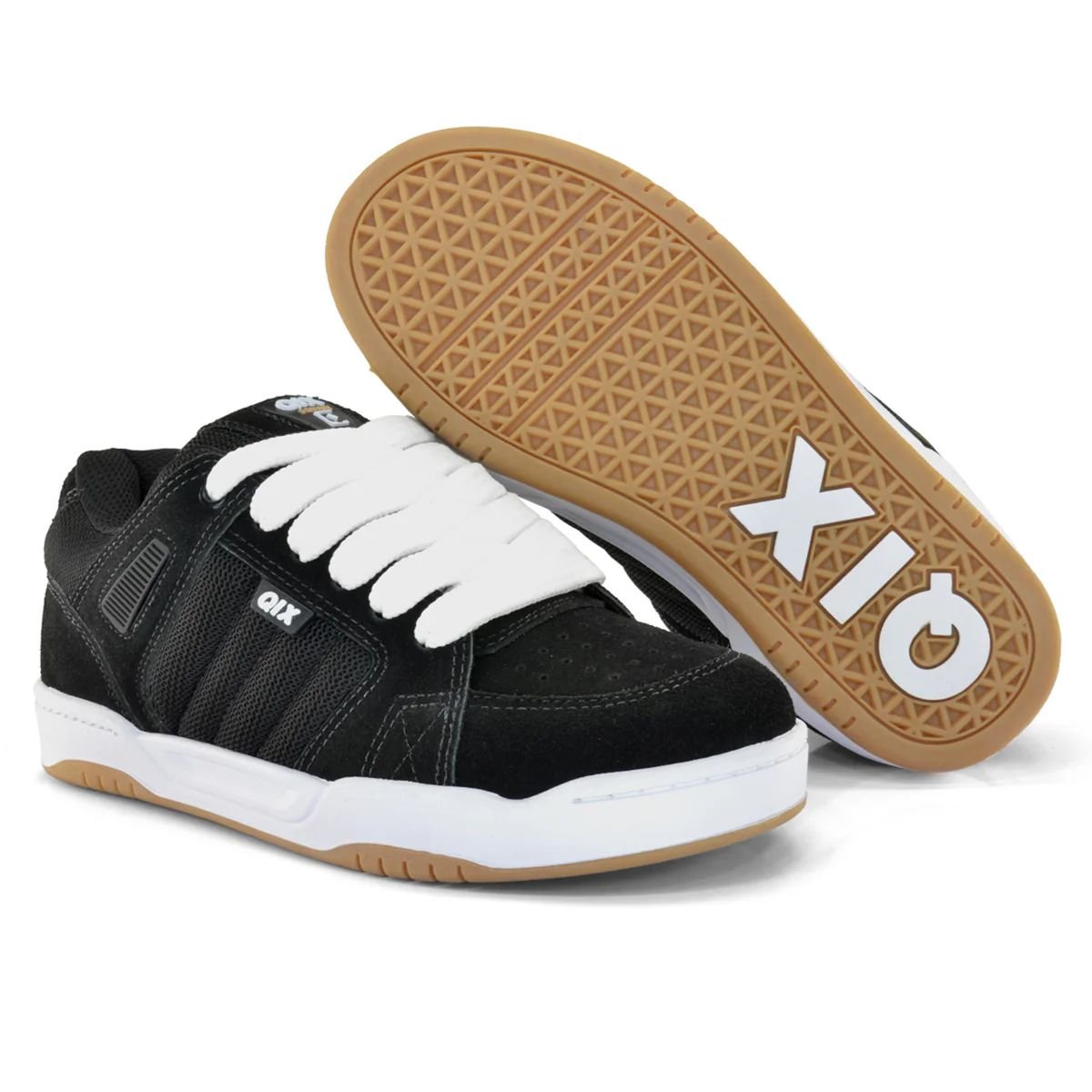 Tênis Qix Square Suede 52010031 Preto  Preto 4
