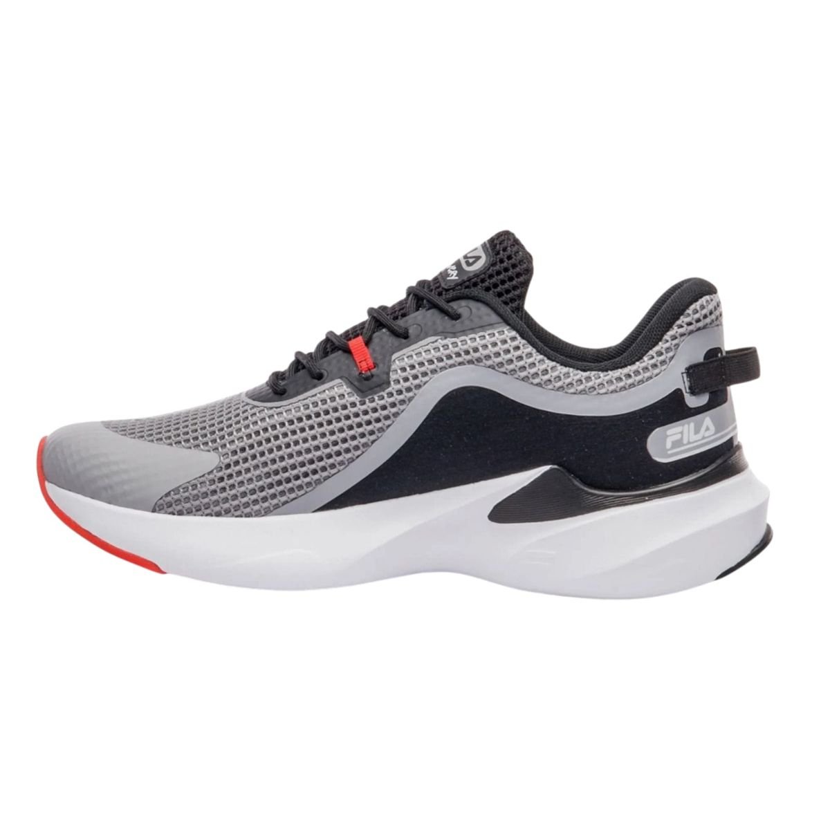 Tênis Esportivo Masculino Fila Recovery Cinza  Cinza 3