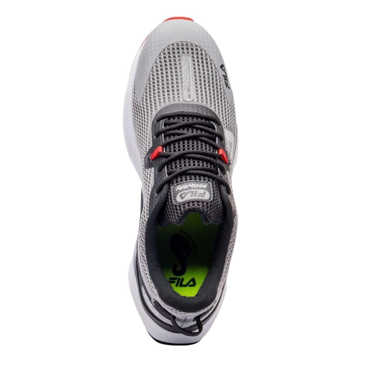 Tênis Esportivo Masculino Fila Recovery Cinza  Cinza 4