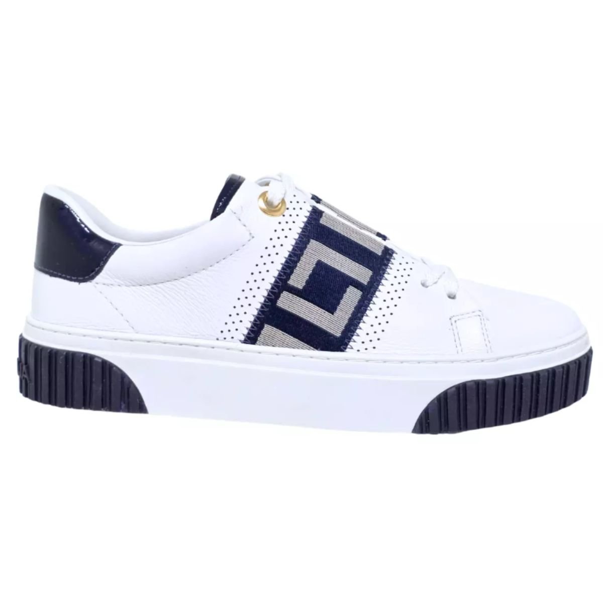 Tênis em Couro Gorgorão Luz Da Lua 80140032 Branco 