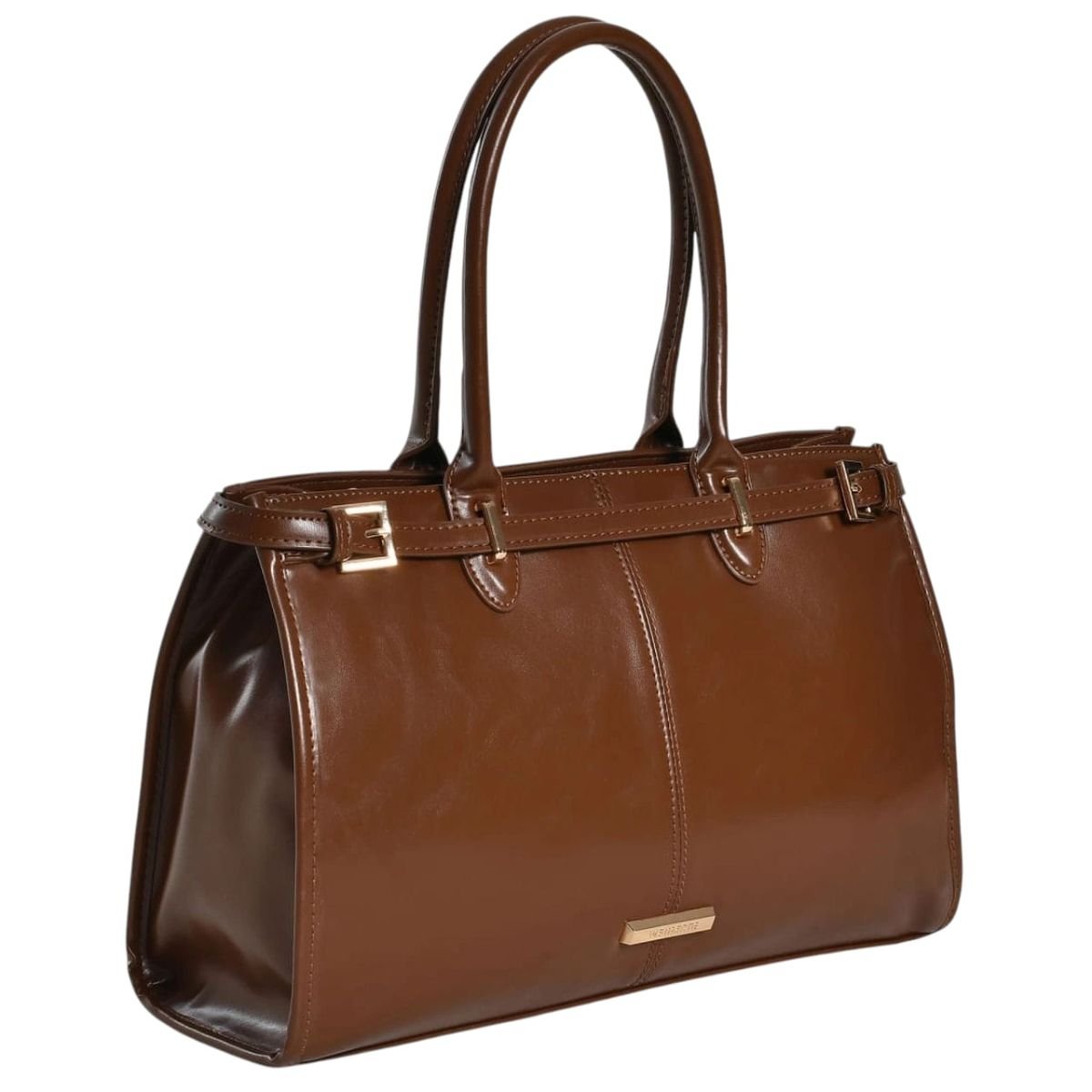 Bolsa Tote Feminina Via Marte B1-307 Marrom Marrom 2