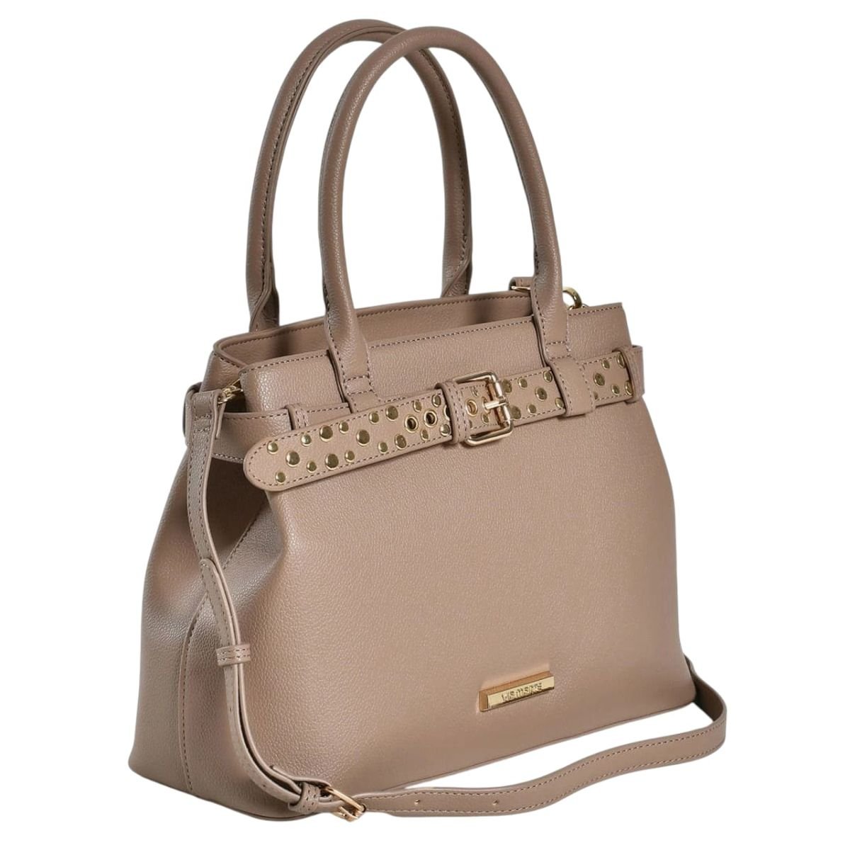 Bolsa Feminina Tote bag Via Marte B2-702 Bege Bege 2