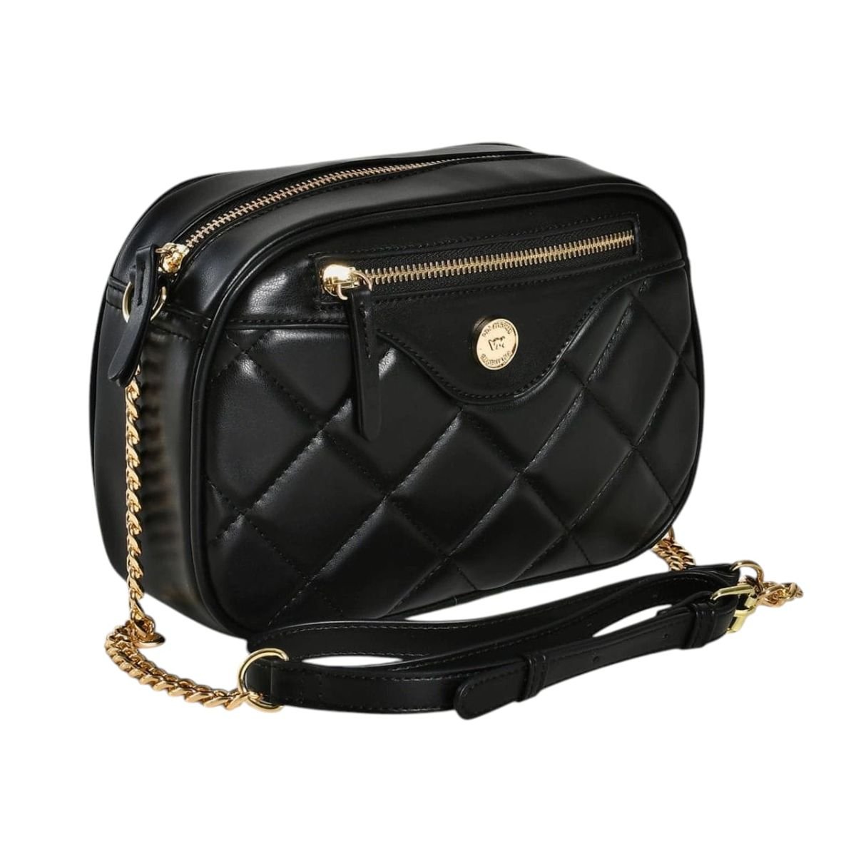 Bolsa Feminina Crossbody Via Marte B2-704 Preto Preto 2