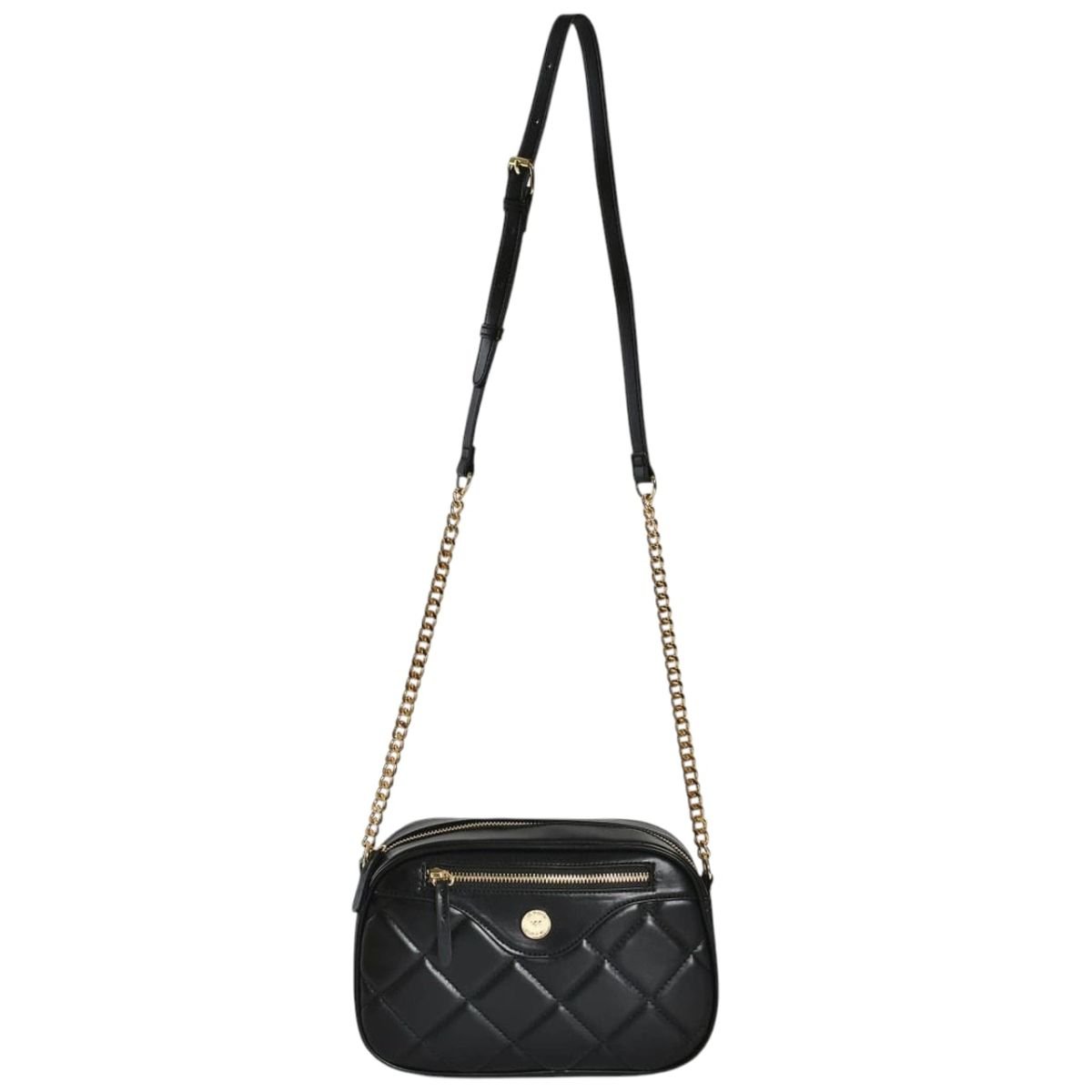 Bolsa Feminina Crossbody Via Marte B2-704 Preto Preto 3