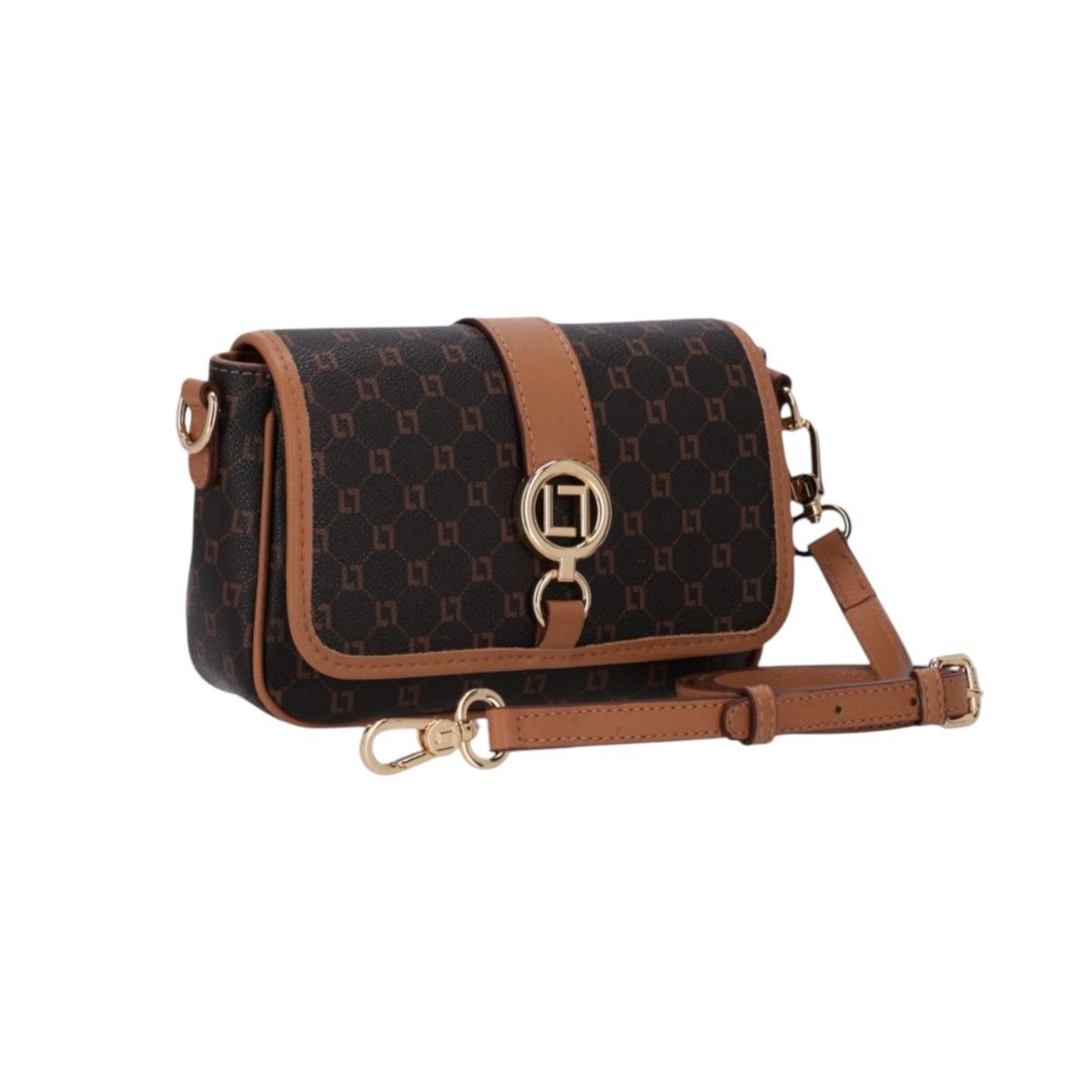 Bolsa Satchel Pequena Monograma Mocca Luz Da Lua 2000760 Marrom Marrom 2