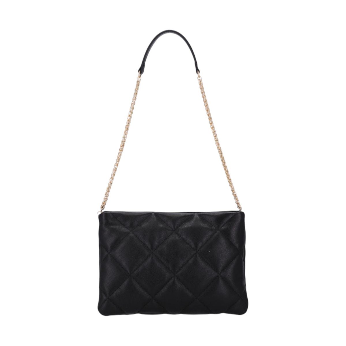 Bolsa em Couro Tiracolo Média Luz Da Lua 2000699 Preto Preto 3