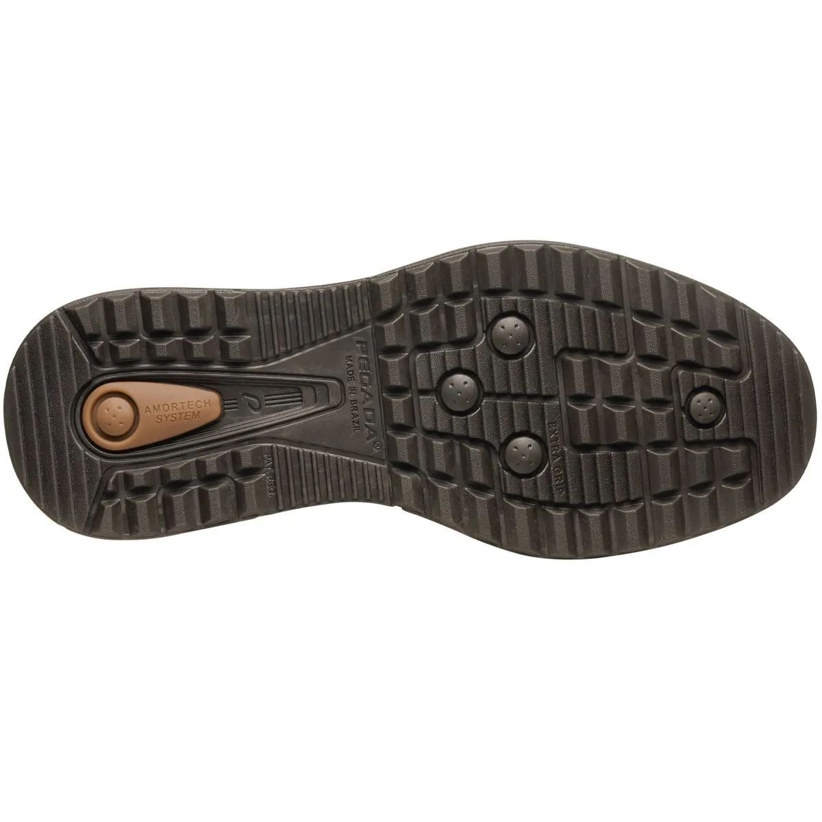 Sapatênis em Couro Calce Fácil Pegada 111801 Marrom Marrom 5