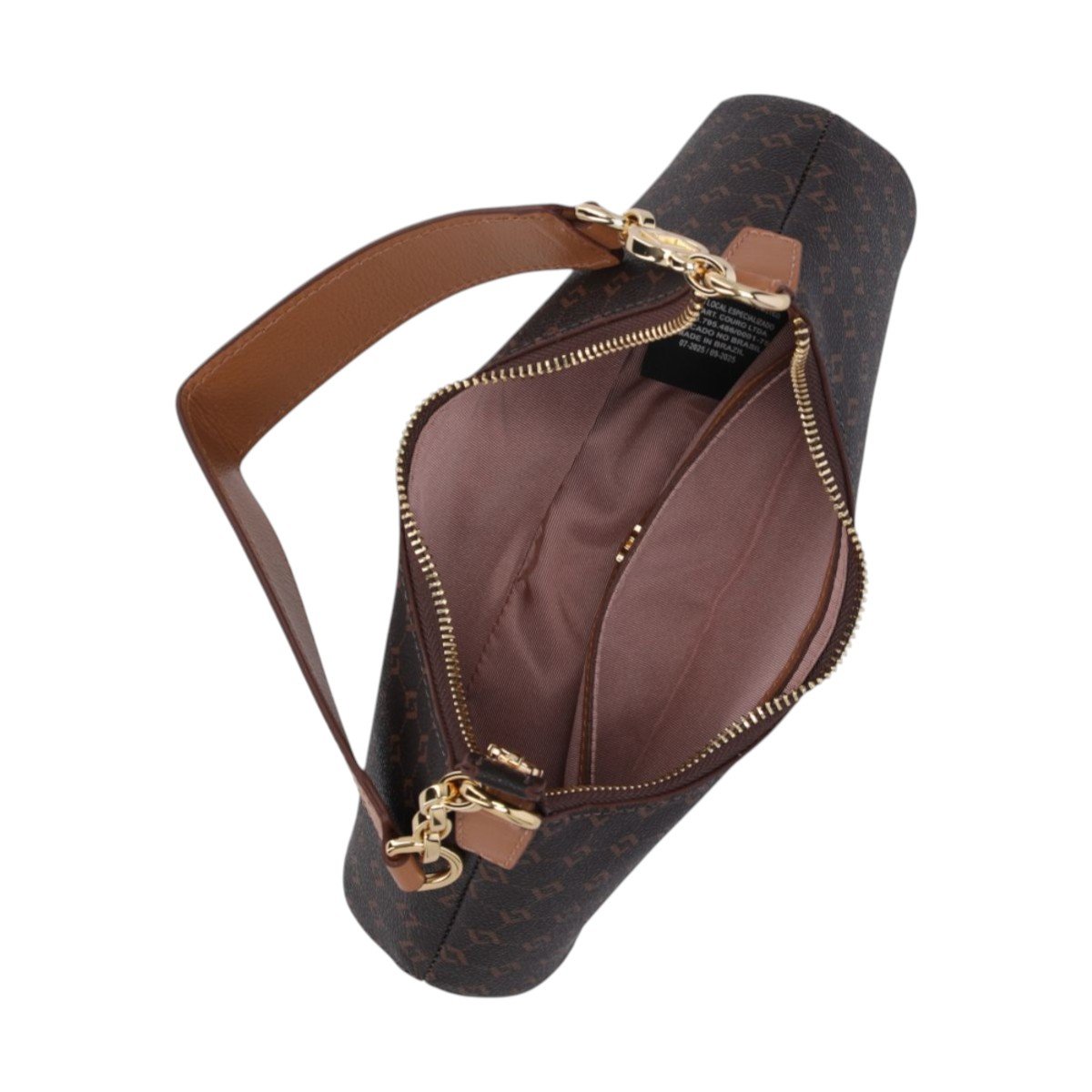 Bolsa Baguete Pequena Monograma Mocca Luz Da Lua 2000752 Marrom Marrom 4