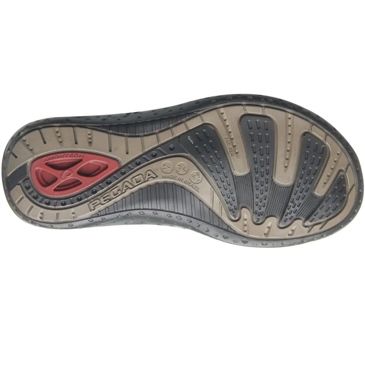 Chinelo em Couro Amortech Pegada 131663 Marrom Marrom 5