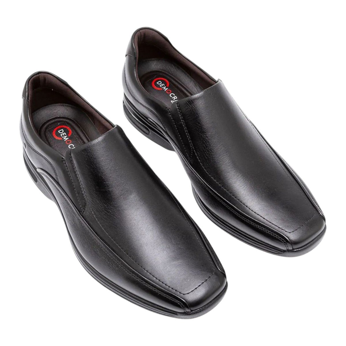 Sapato Masculino Smart Comfort Air Spot Democrata 448027 Preto Preto 2