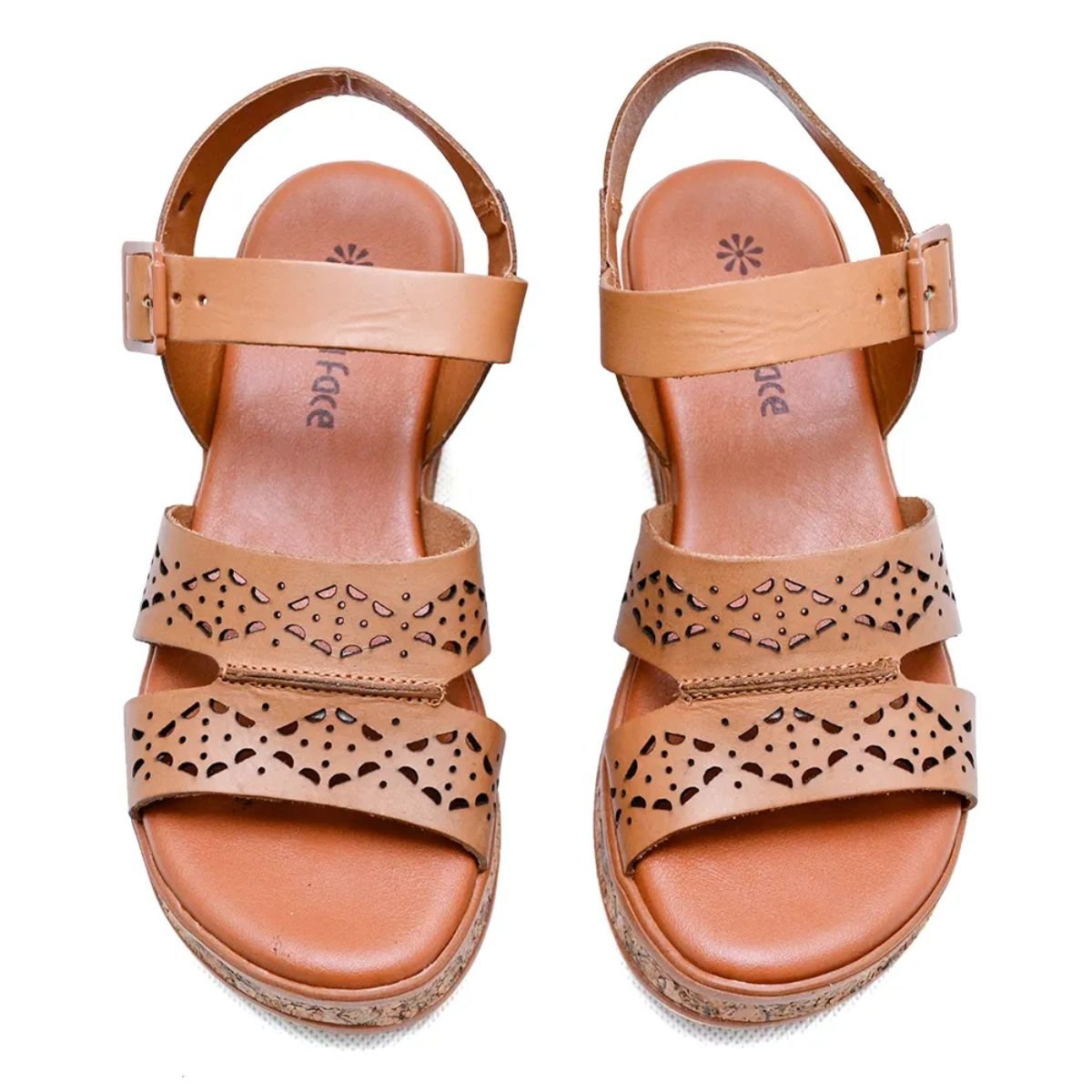 Sandália em Couro Anabella New Face 31805 Bege Bege 4