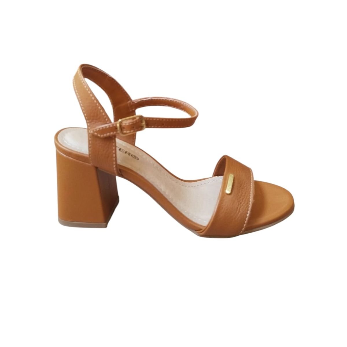 Sandália Feminina em Couro Bottero 373705 Caramelo