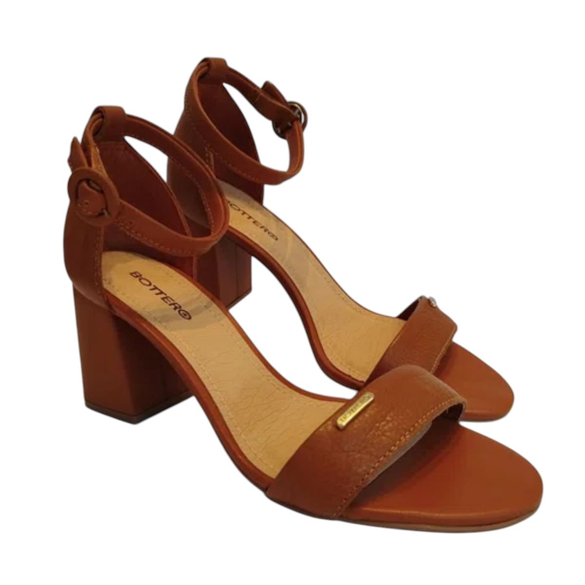 Sandália Feminina em Couro Bottero 372001 Caramelo Marrom 2