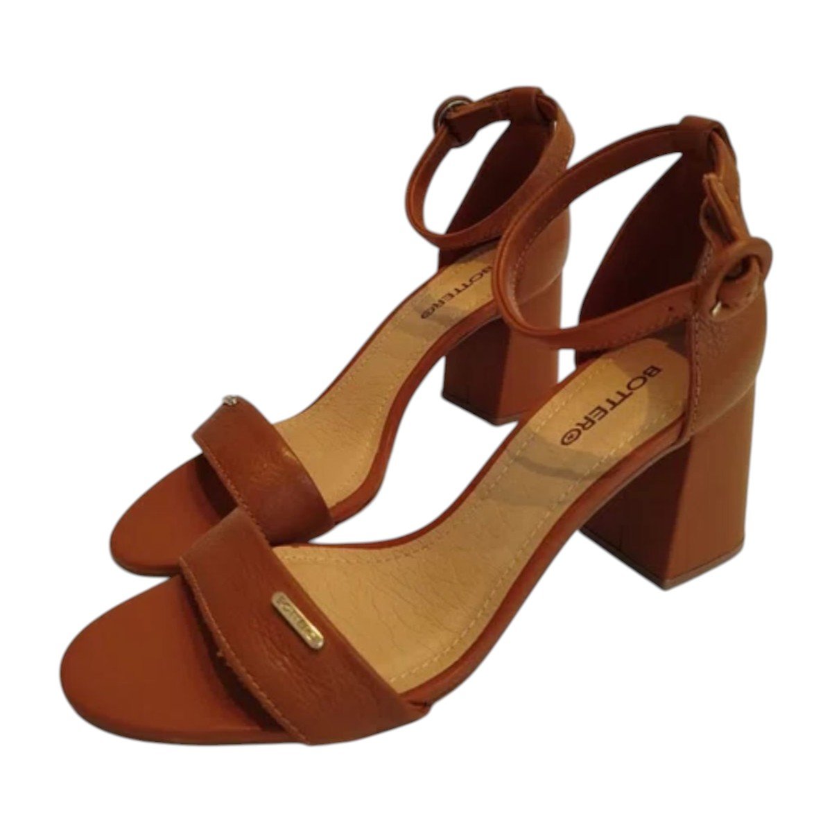 Sandália Feminina em Couro Bottero 372001 Caramelo Marrom 3