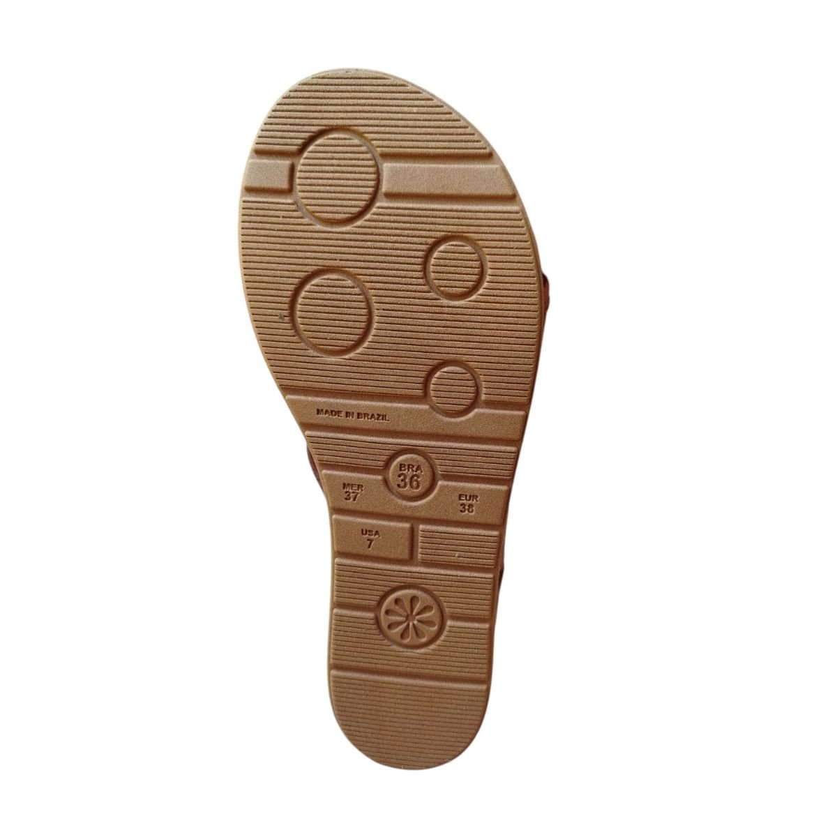 Sandália em Couro Anabela New Face 31884 Marrom Marrom 4