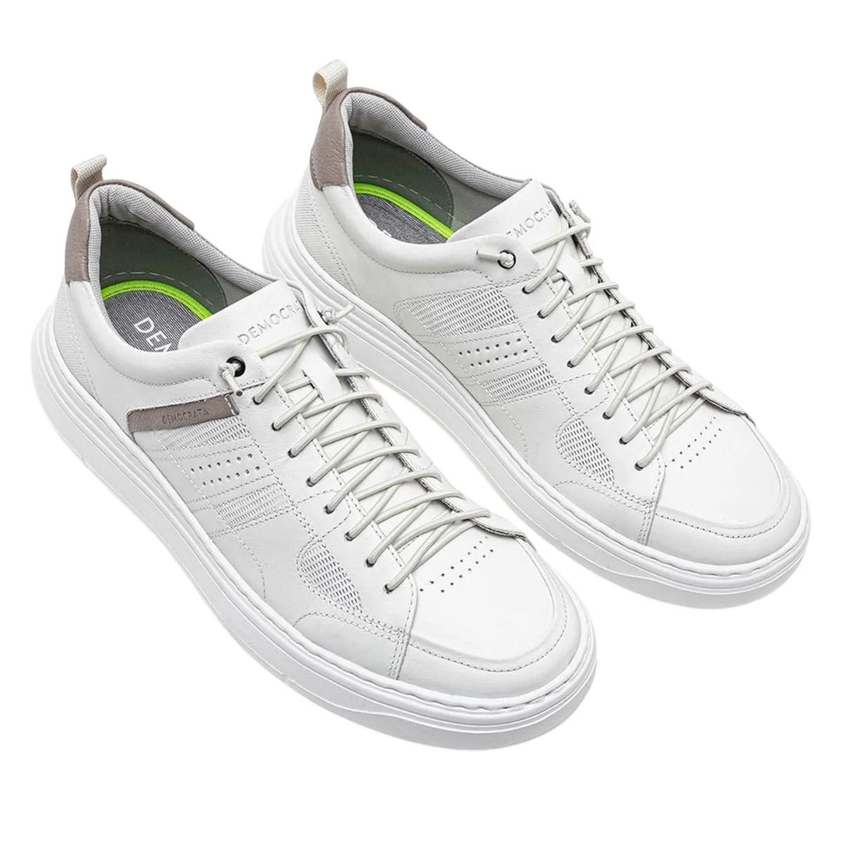 Tênis Denim Joe Ultra Light Democrta 526101 Off White Branco 2