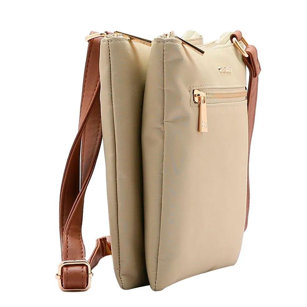 Bolsa Transversal Feminina Chenson 3184589 Bege 2