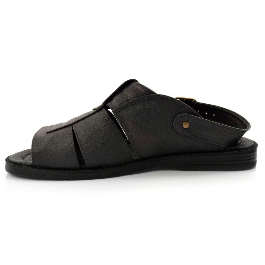 Chinelo de Couro Masculino Italianinho 34302 Preto 5