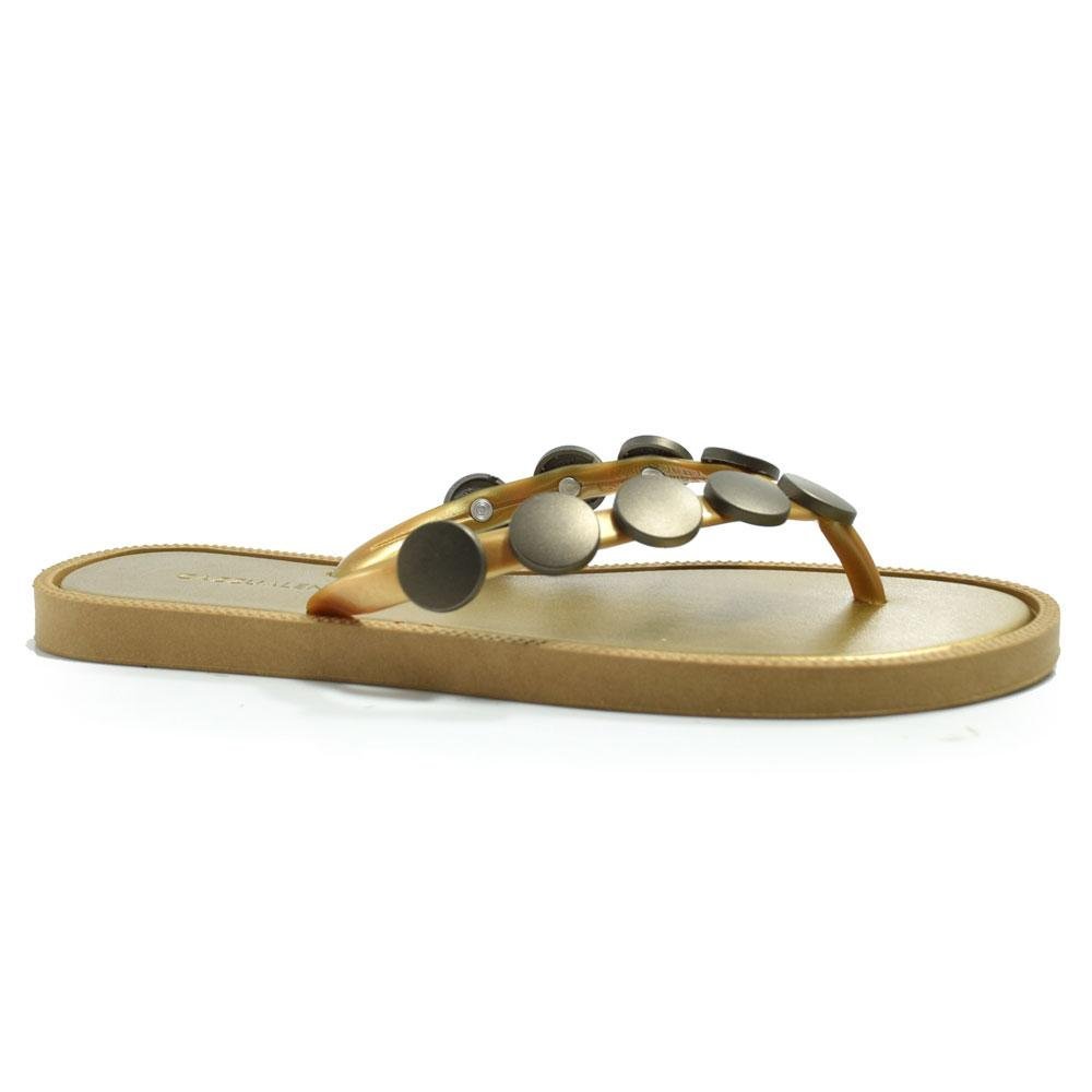 Chinelo Feminino Cazzualen CH-2102 Dourado 2