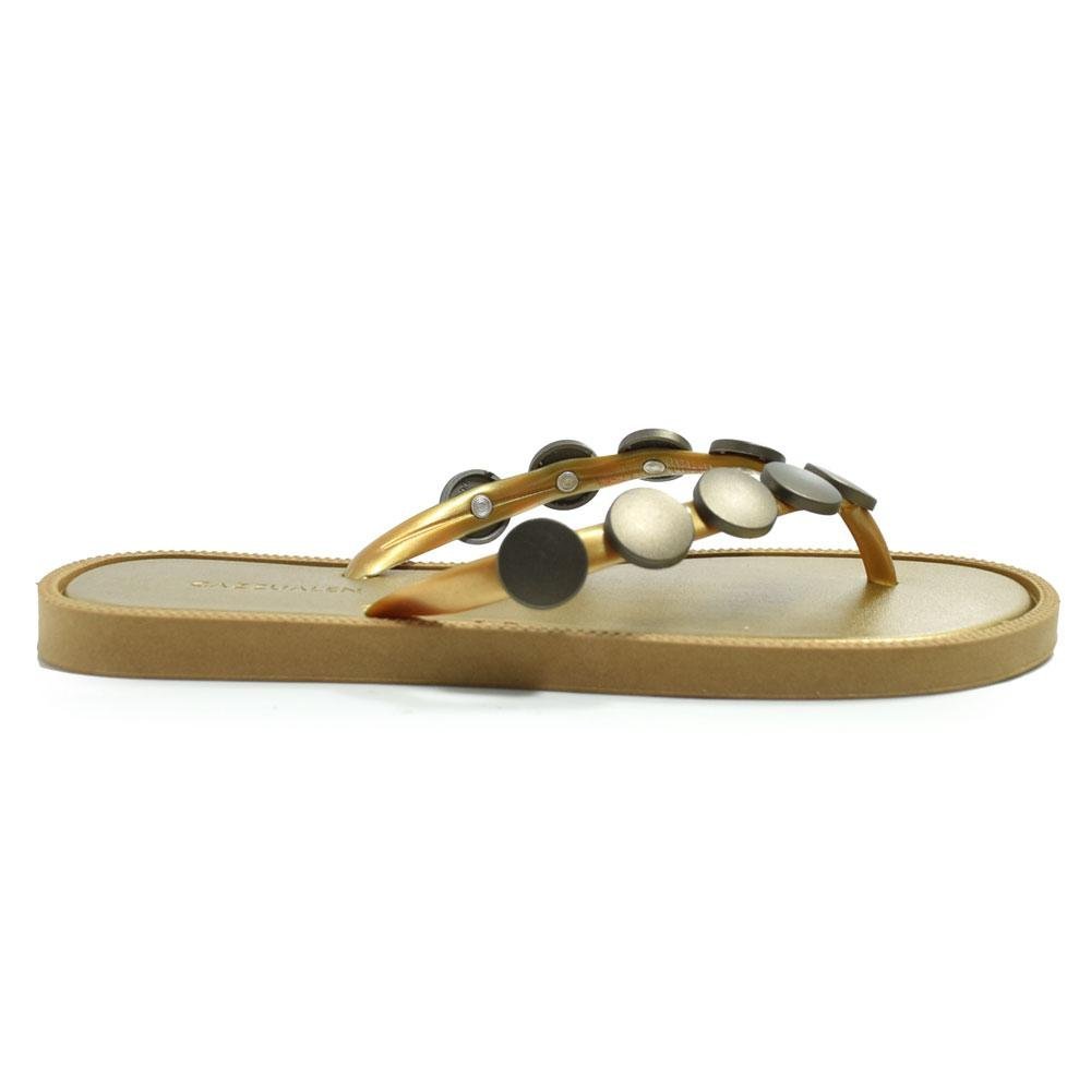 Chinelo Feminino Cazzualen CH-2102 Dourado 3