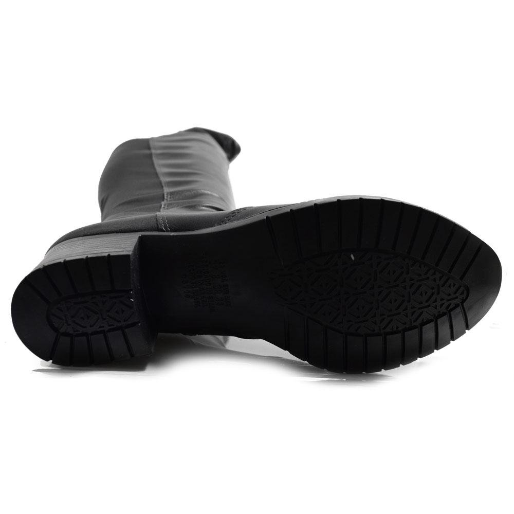 Bota Over Knee Feminina Mississipi ME123 Preto 6