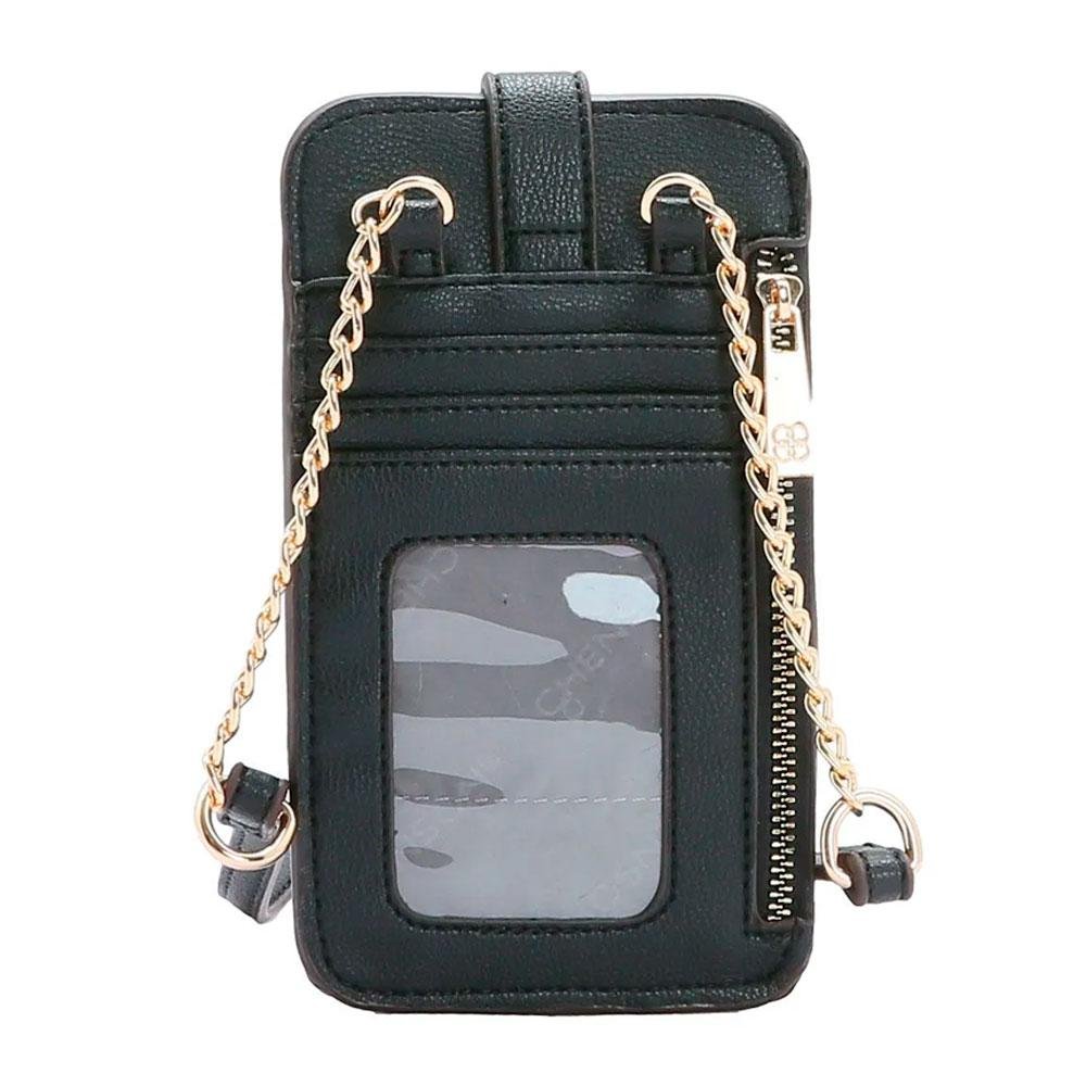 Bolsa Transversal Feminina Chenson 3484305 Preto 3