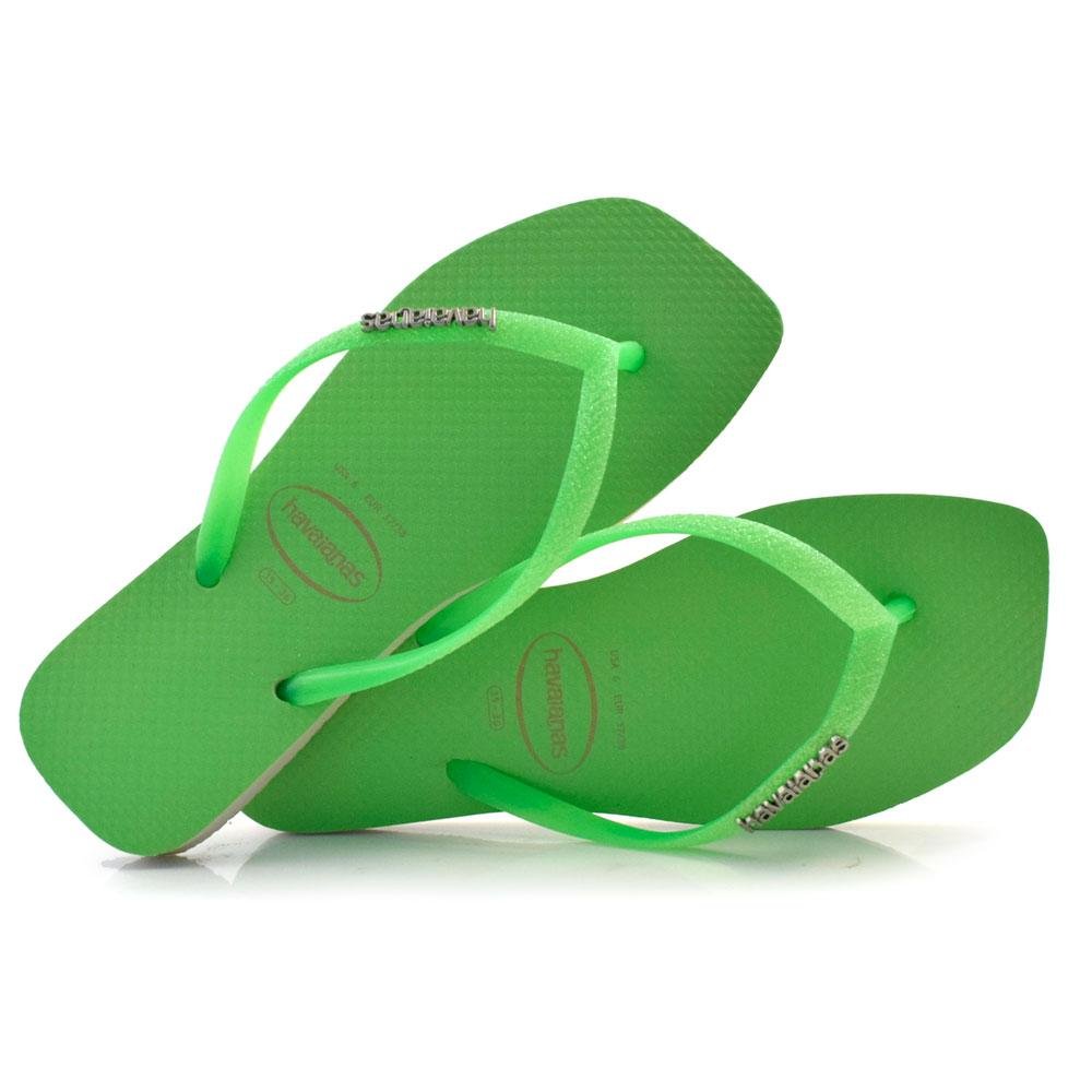 Chinelo Feminino Havaianas Slim Square Glitter 4148927