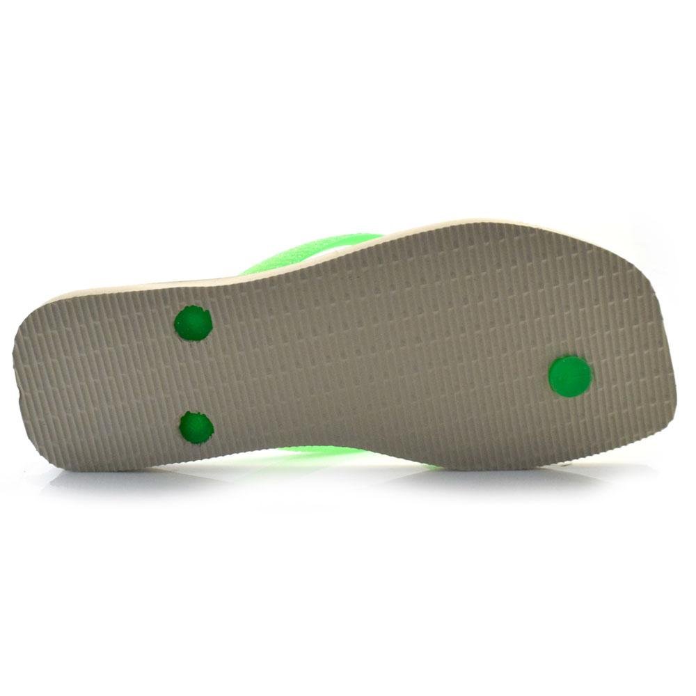 Chinelo Feminino Havaianas Slim Square Glitter 4148927 Verde 5