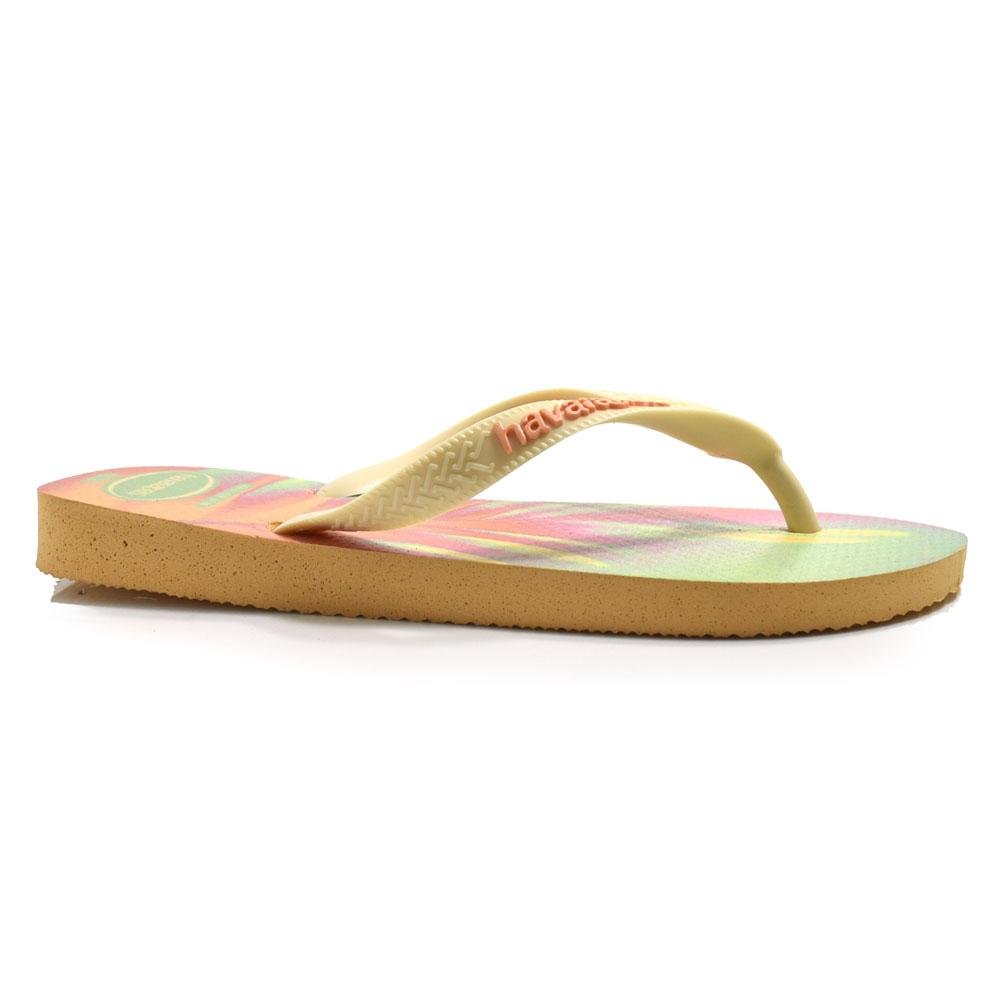 Chinelo Feminino Havaianas Top Fashion 4137258 Amarelo 2