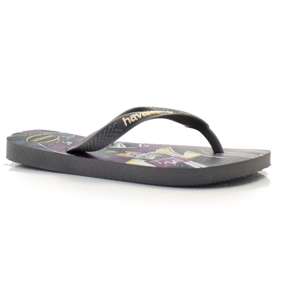 Chinelo Infantil Havaianas Top Herois 4149874 Cinza 2